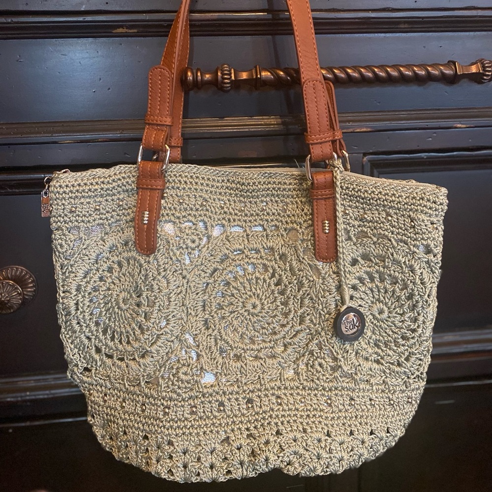 COPY - NWOT The Sak Silverwood Medallion Crochet Bag - Picture 3 of 7